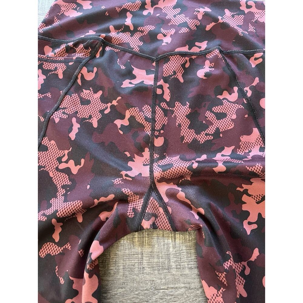 Sweaty Betty Super Sculpt Full Length Workout Leggings 27" Purple Camo, Large - Picture 5 of 11